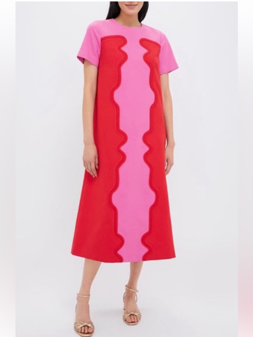 TUCKERNUCK
Poppy and Hot Pink Placed Embroidery James Dress